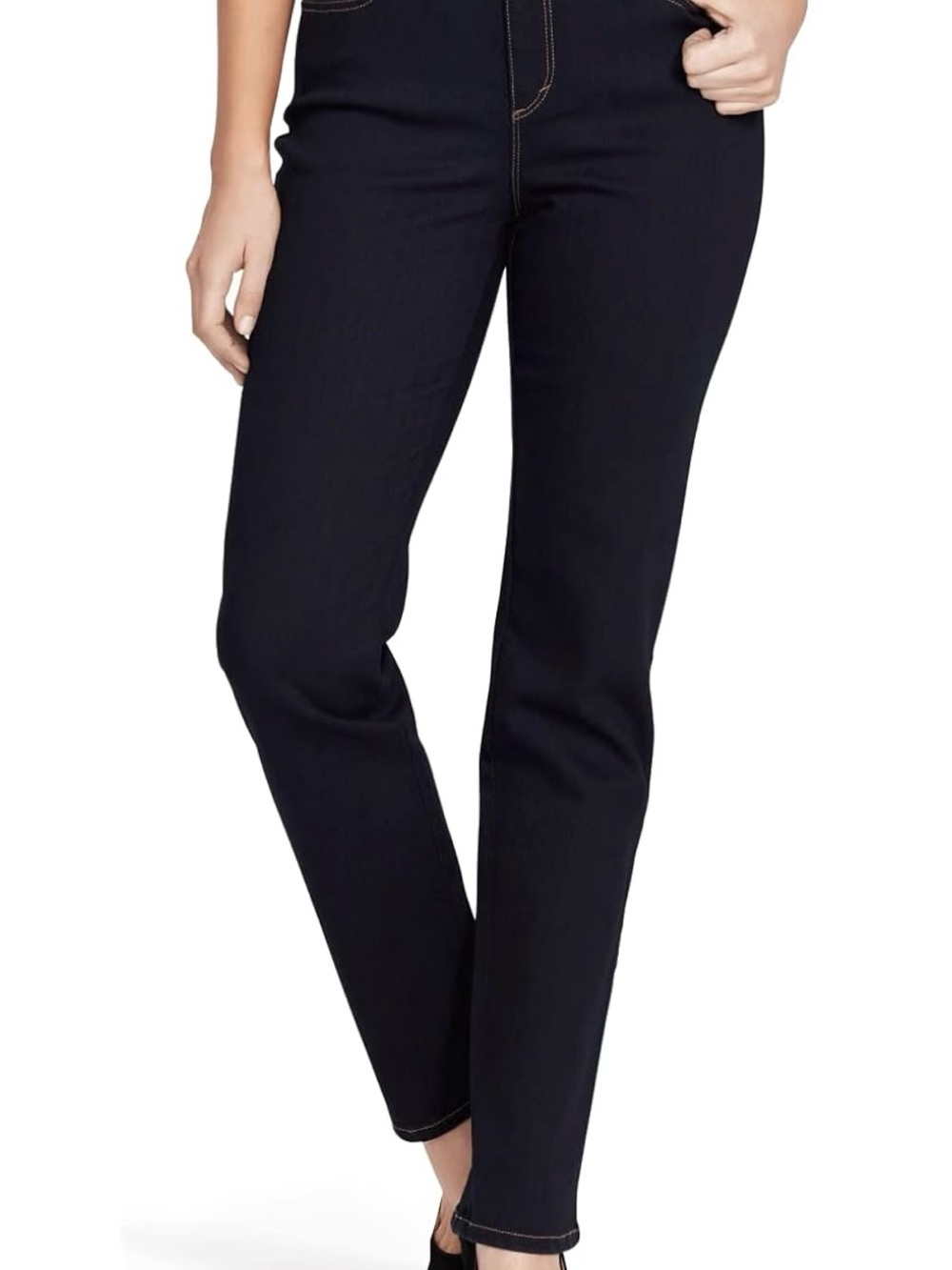 Gloria Vanderbilt Straight-Leg Jeans in Dark Indigo Sz 18P        Bx3